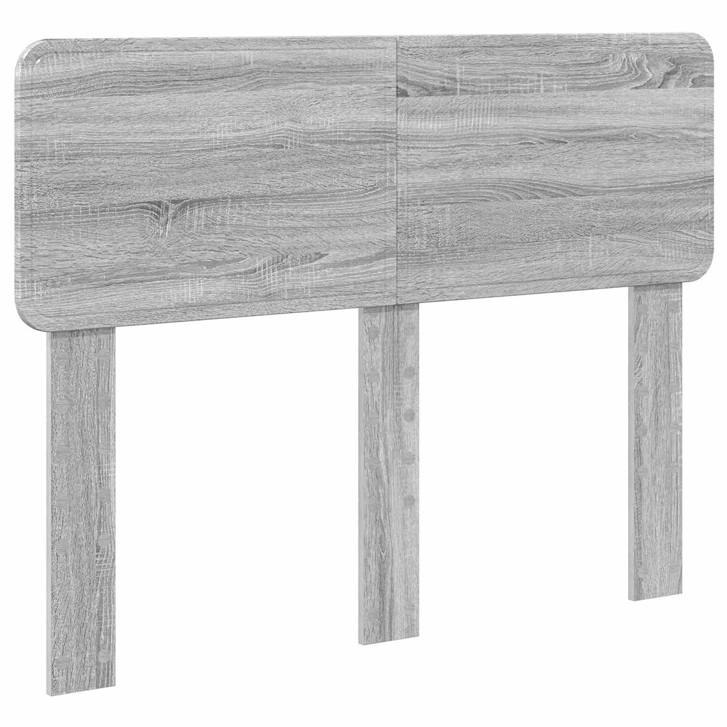 Bed Frame Grey Sonoma 120 x 200 cm Solid Pine Wood