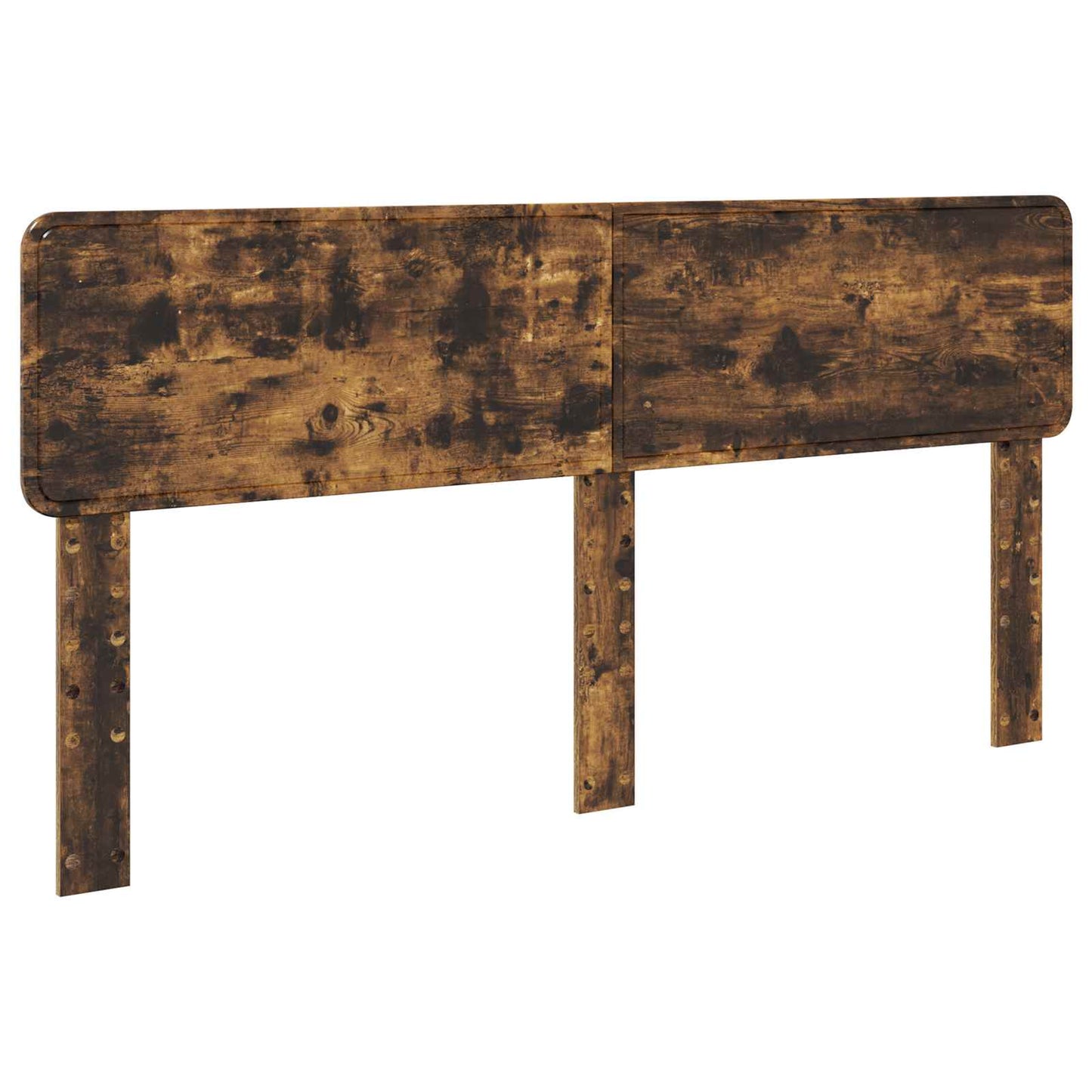 Storage Bed with Drawer Smoked Oak 180 x 200 cm Engineered Wood
