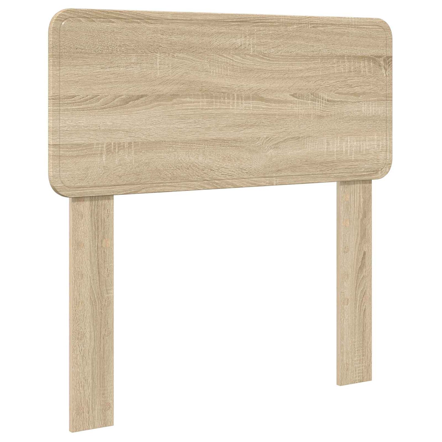 Bed Frame with Headboard Sonoma Oak 75 x 190 cm Engineered Wood