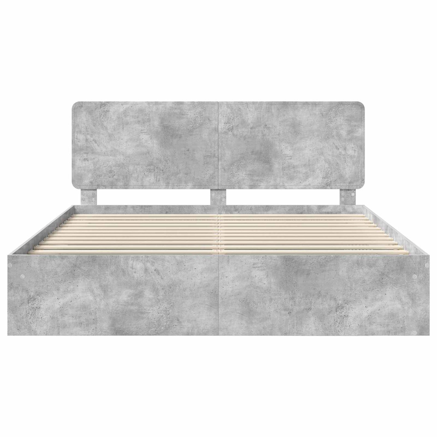 Bed Frame with Headboard Concerte 180 x 200 cm Solid Pine Wood