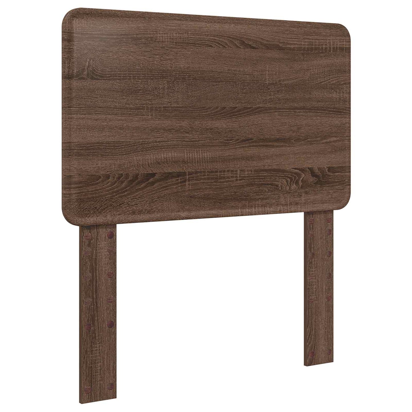 Bed Frame with Headboard Brown Oak 90 x 200 cm Solid Pine Wood