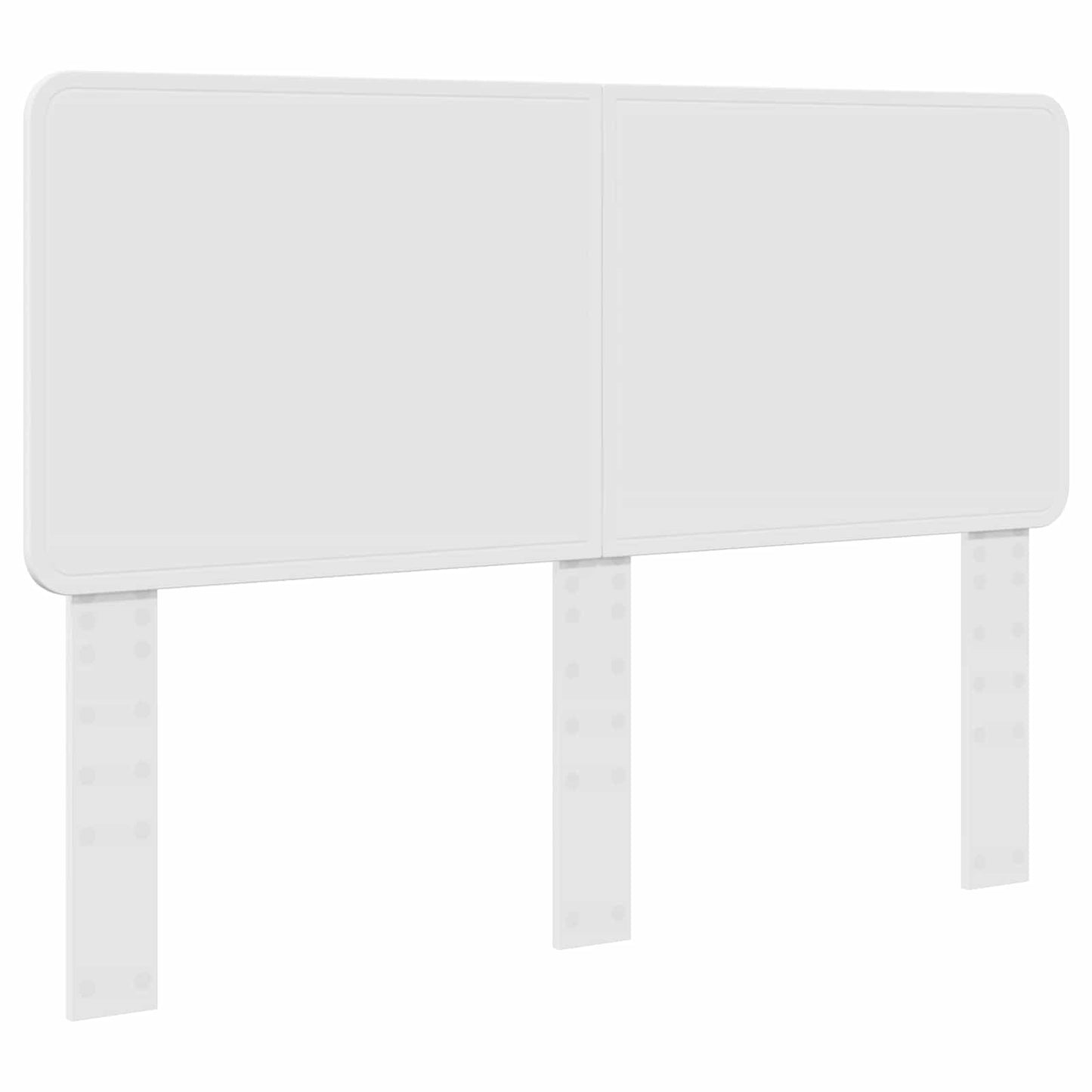 Storage Bed with Headboard White 160 x 200 cm Engineered Wood