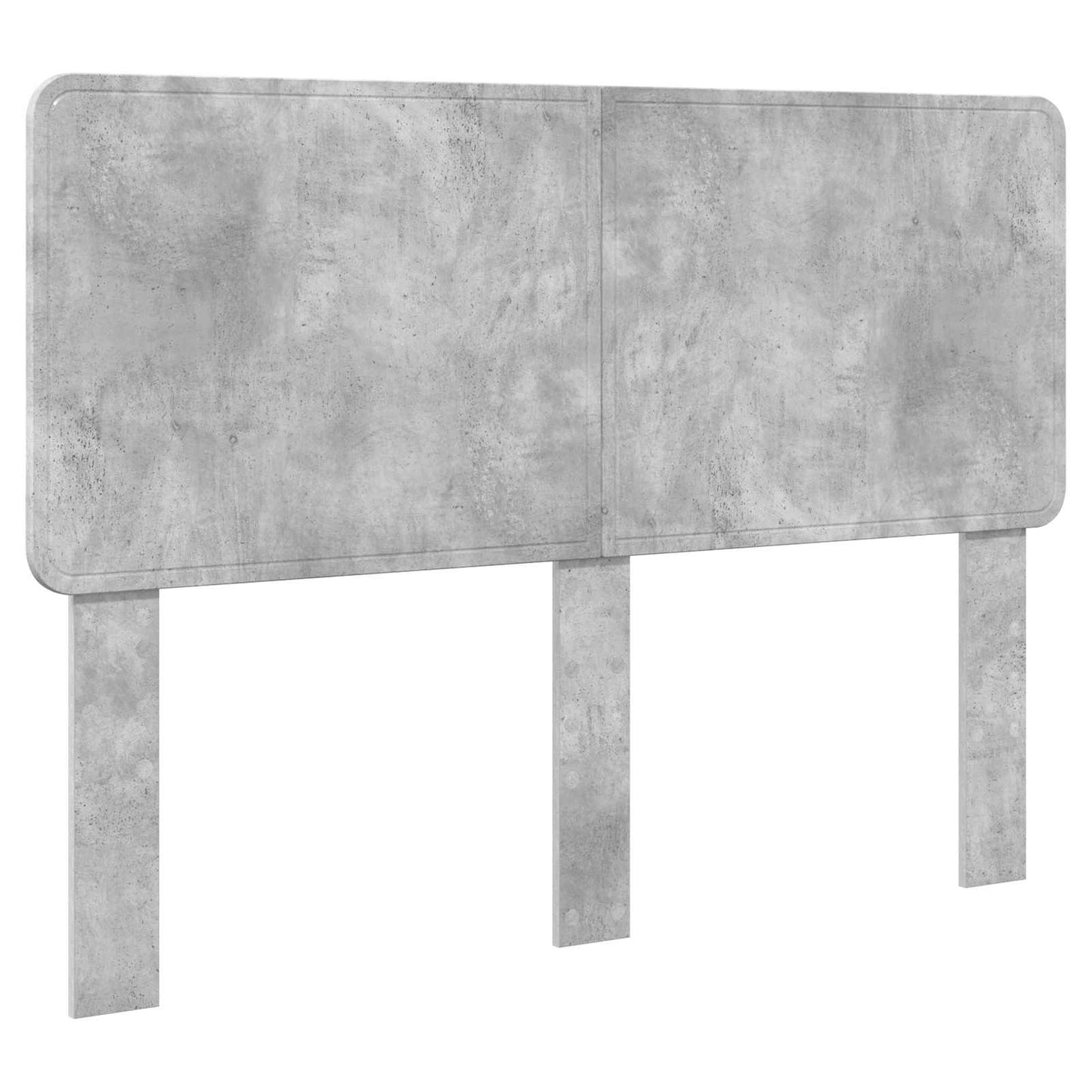 Storage Bed Concrete Grey 150 x 200 cm Engineered Wood