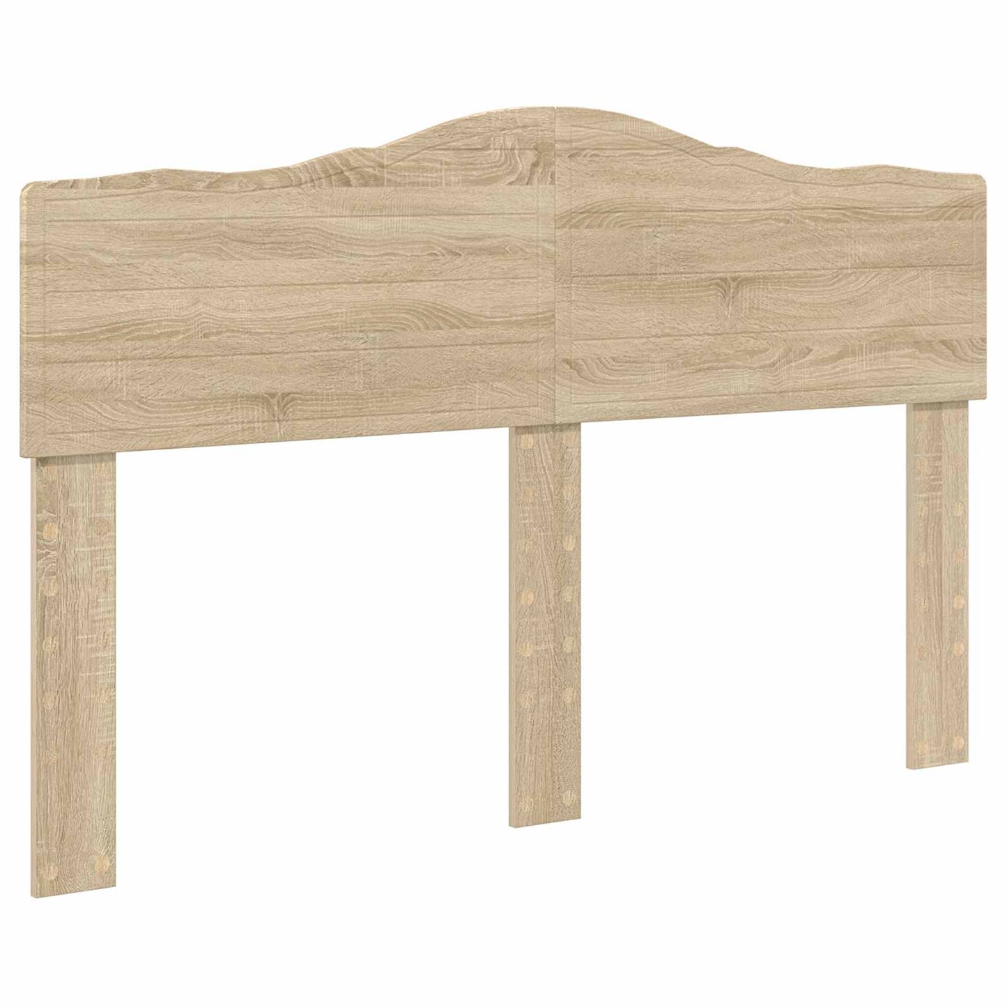 Bed Frame Sonoma Oak 150 x 200 cm Solid Pine Wood