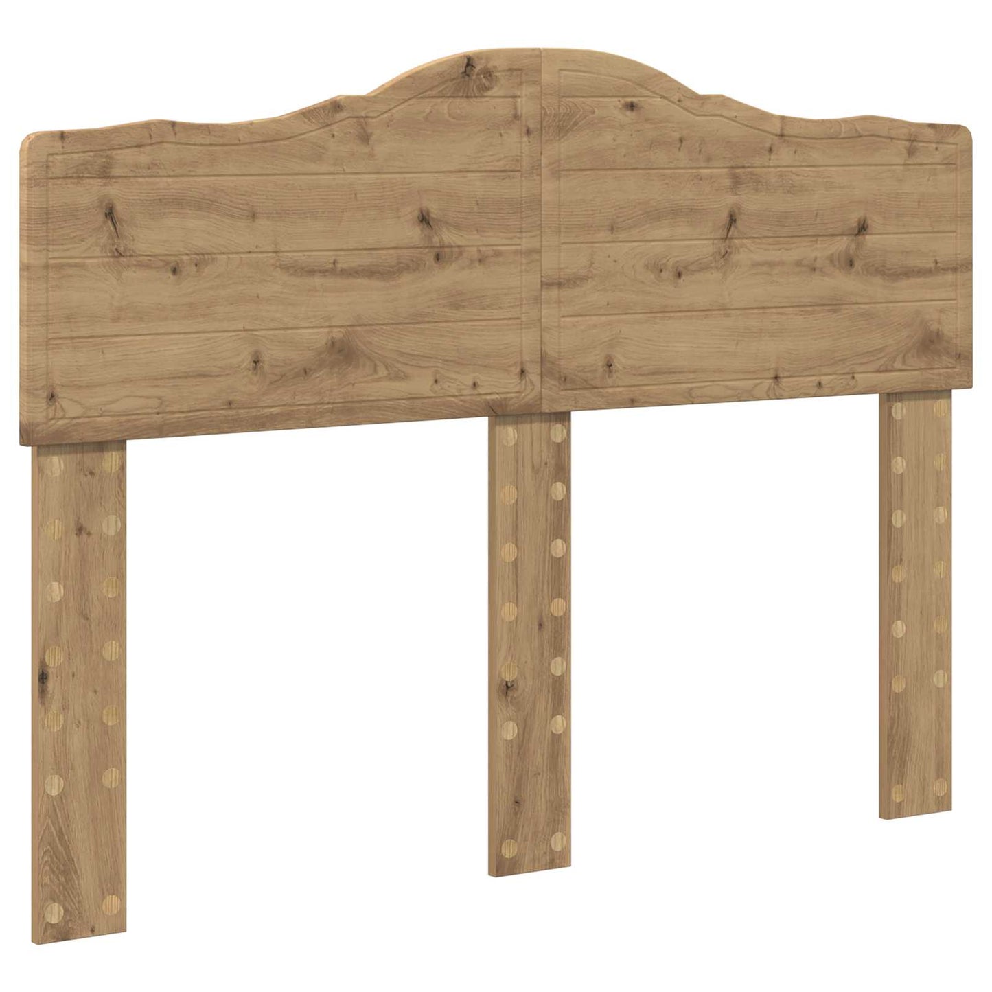 Bed Frame Artisian Oak 120 x 200 cm Solid Pine Wood
