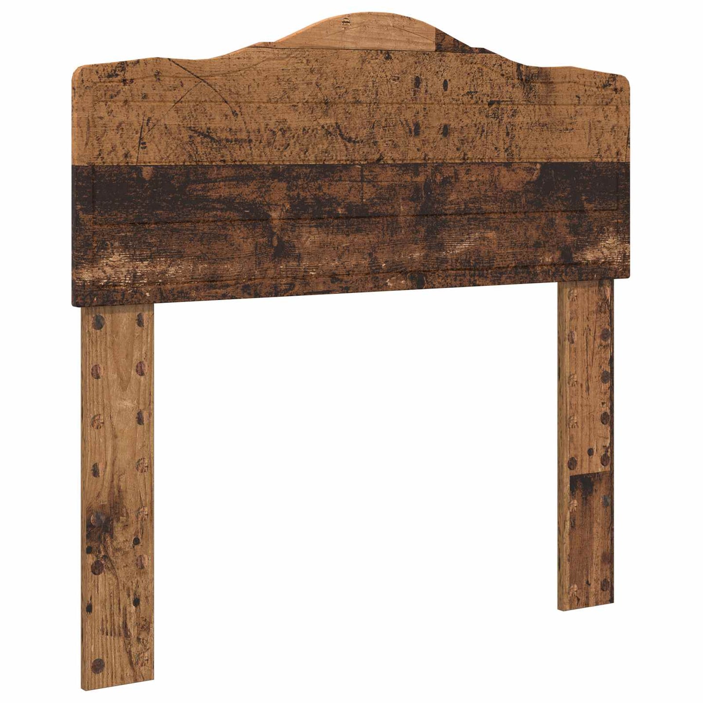 Bed Frame with Headboard Old Wood 90 x 190 cm Solid Pine Wood
