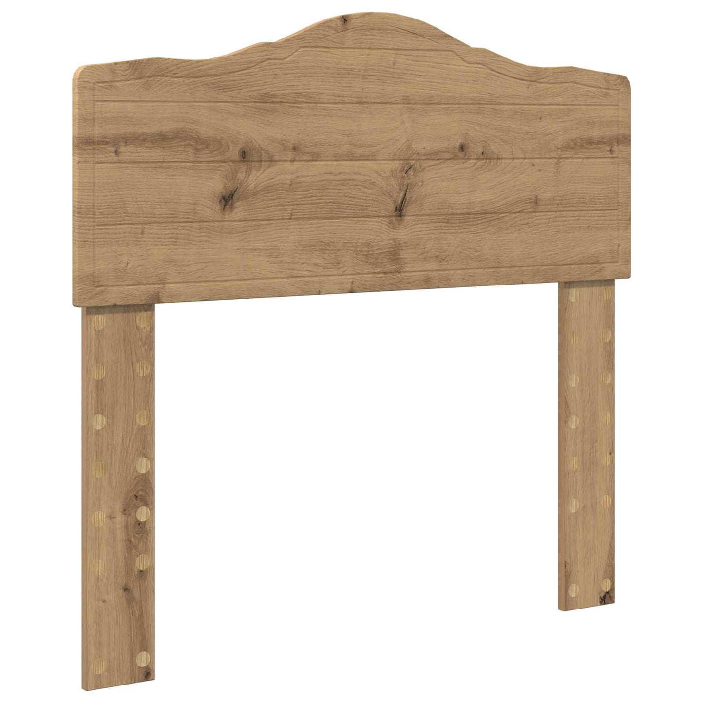 Bed Frame Artisian Oak 90 x 190 cm Solid Pine Wood