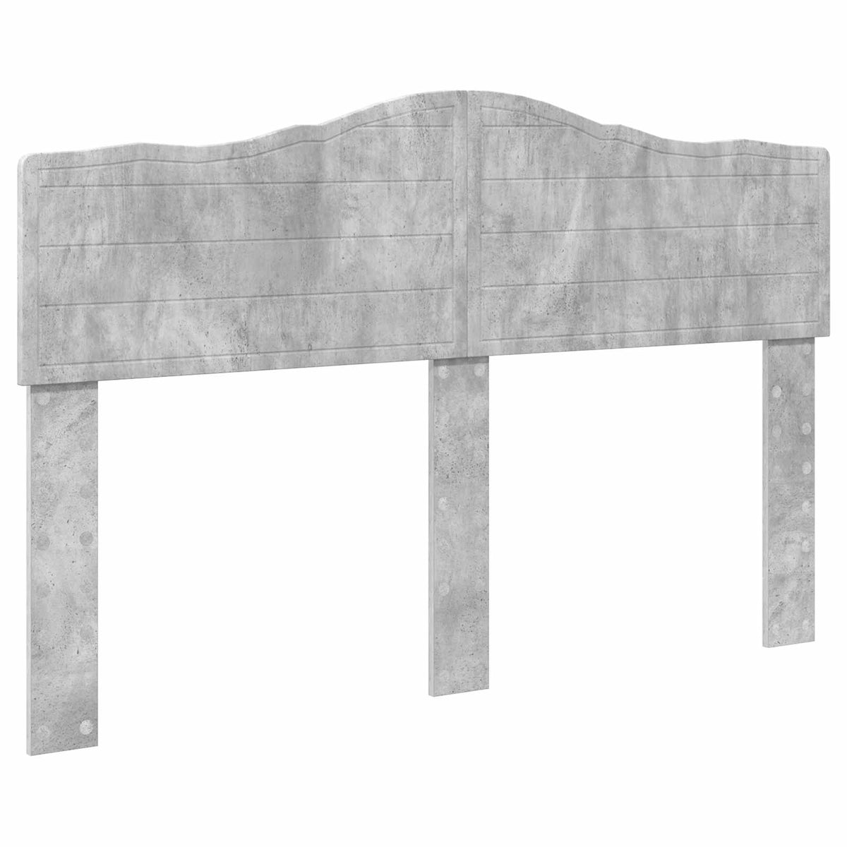 Bed Frame with Drawer Concrete Grey 150 x 200 cm Engineer Wood