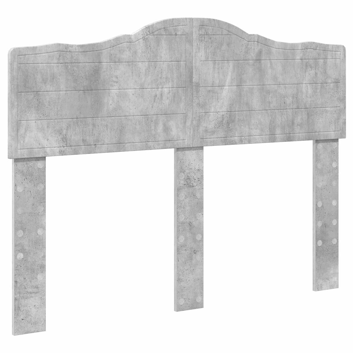 Bed Frame with Drawer Concrete Grey 135 x 190 cm Engineer Wood