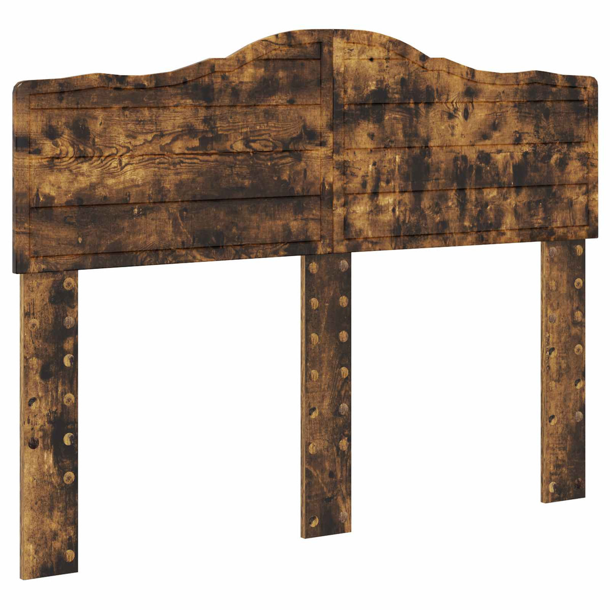 Bed Frame with Drawer Smoked Oak 120 x 190 cm Engineer Wood