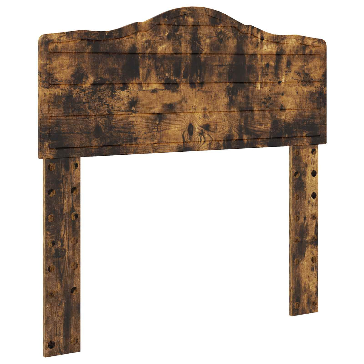 Bed Frame with Drawer Smoked Oak 100 x 200 cm Engineer Wood