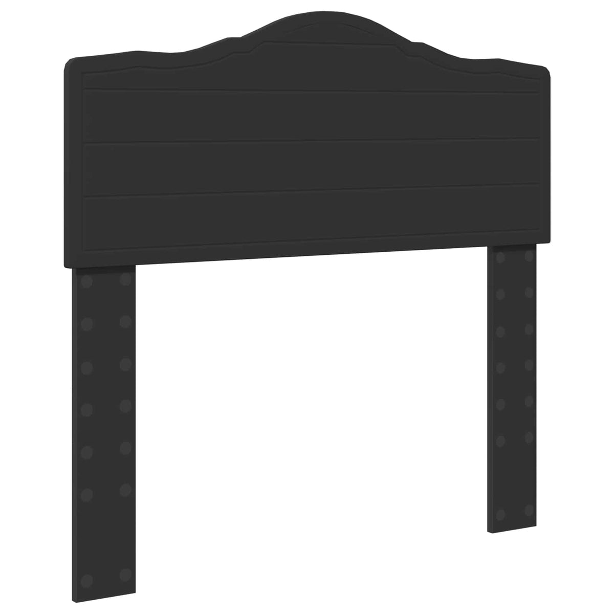 Bed Frame with Drawer Black 75 x 190 cm Engineer Wood
