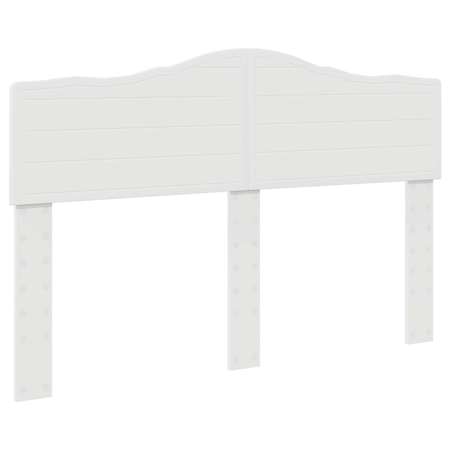 Storage Bed with Headboard White 140 x 190 cm Engineered Wood