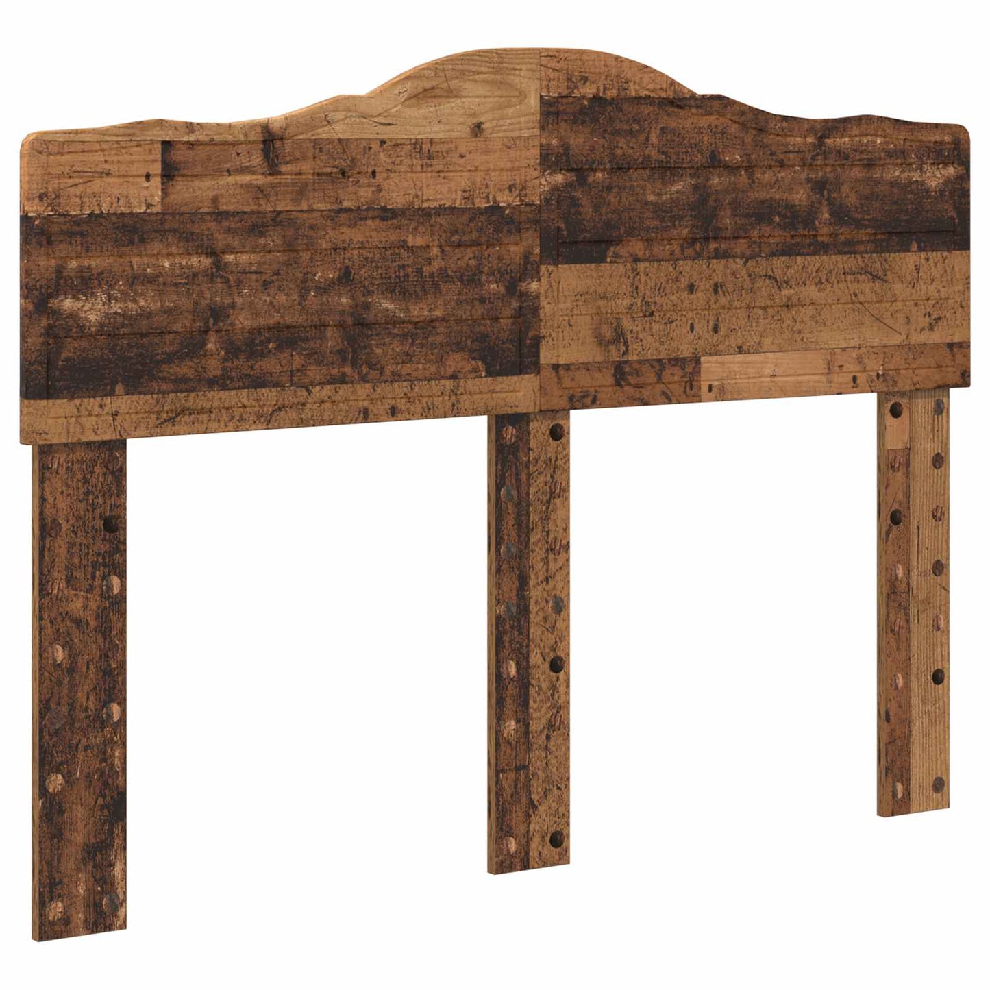Bed Frame with Headboard Old Wood 120 x 190 cm Engineered Wood