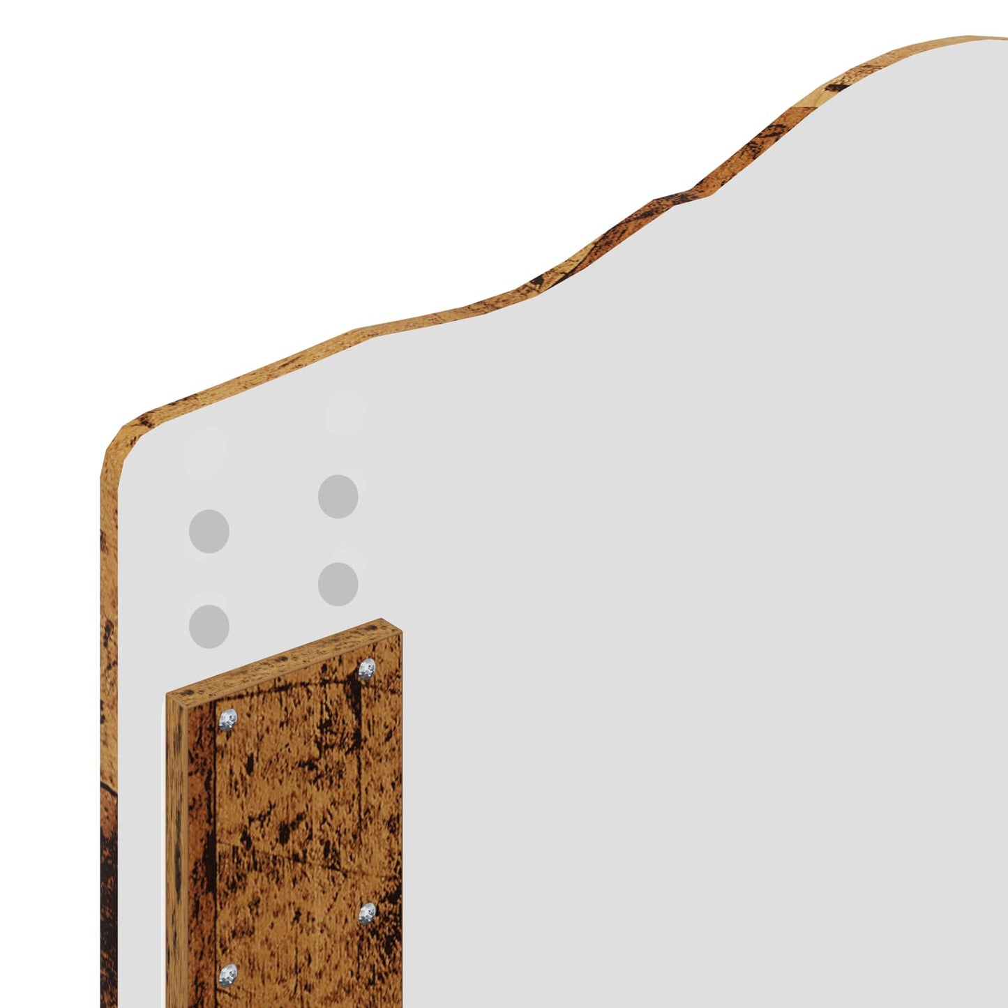 Bed Frame with Headboard Old Wood 100 x 200 cm Engineered Wood