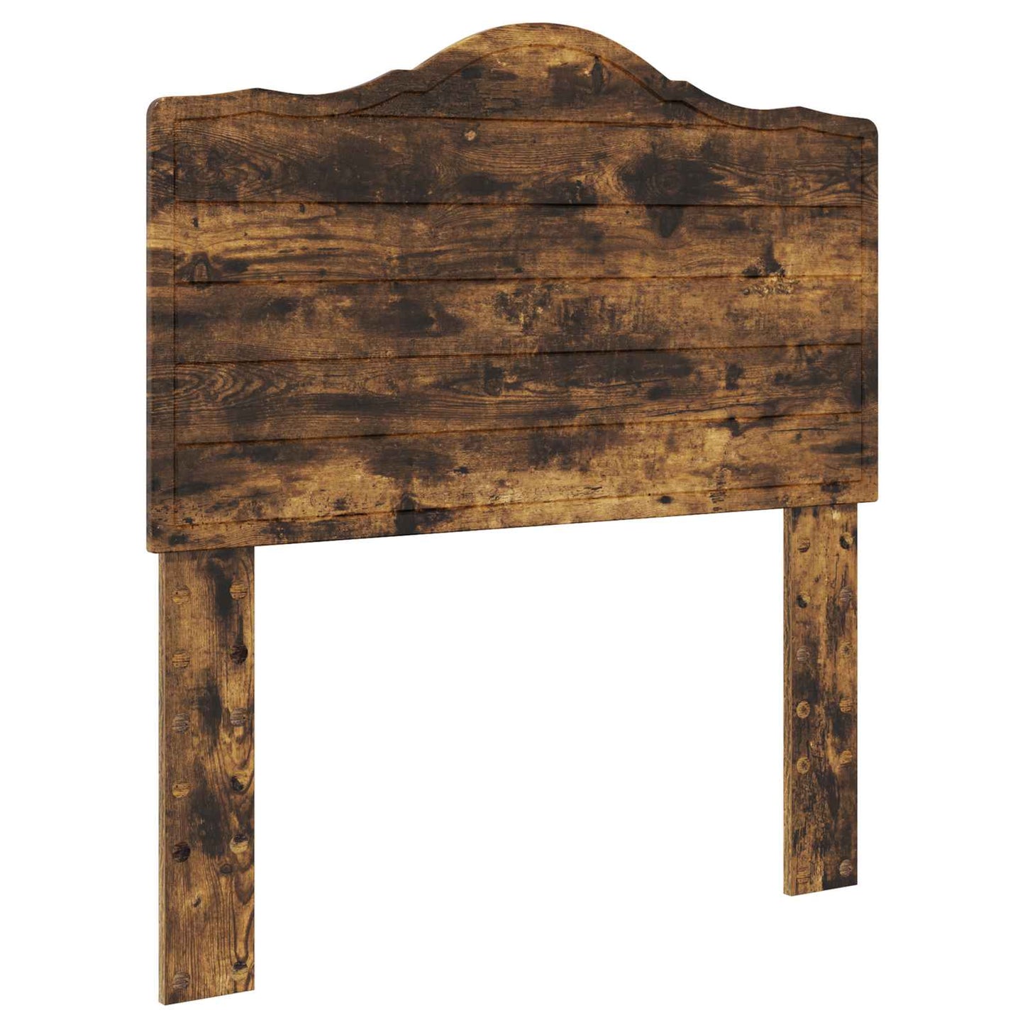 Bed Frame with Headboard Smoked Oak 70 x 190 cm Engineered Wood