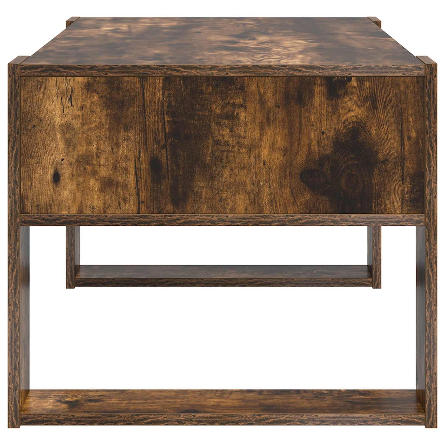 Coffee Table Smoked Oak 92 x 53 x 45 cm Engineered Wood