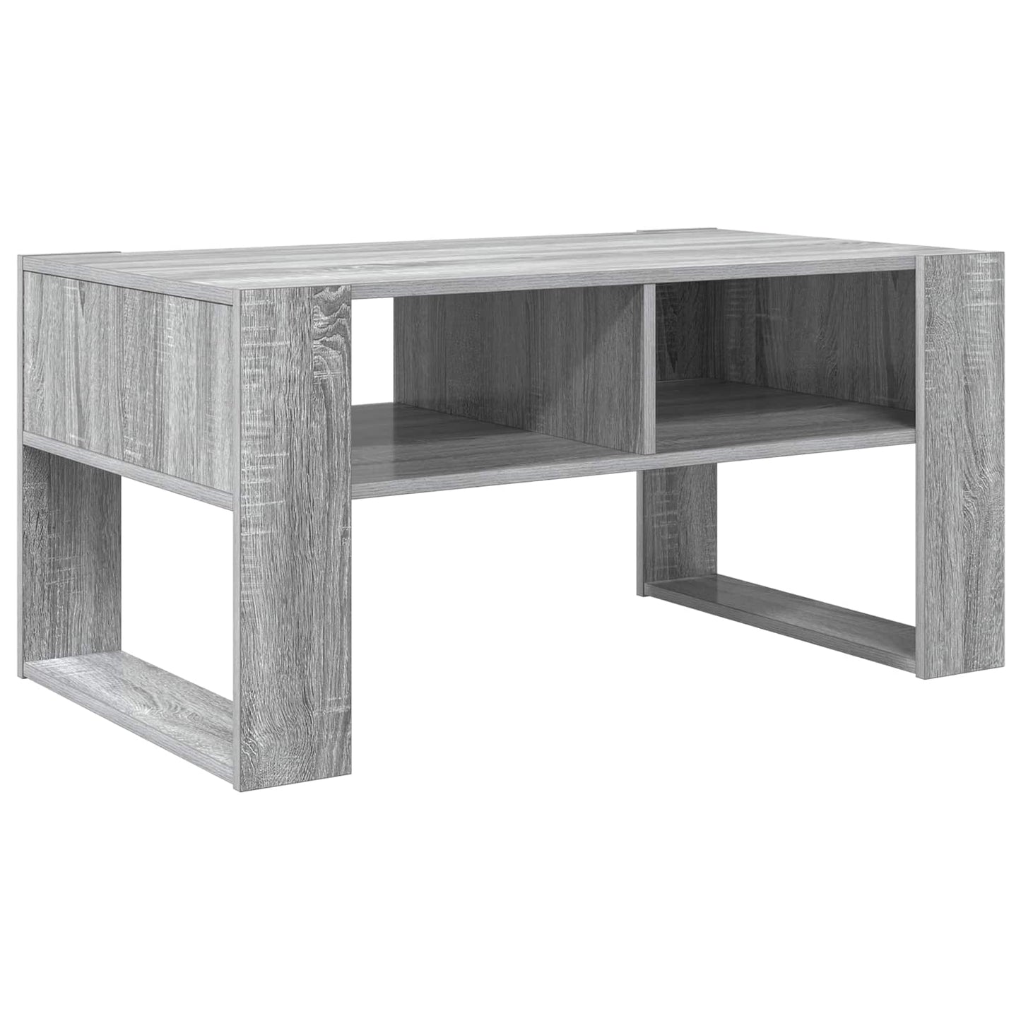 Coffee Table Grey Sonoma 92 x 53 x 45 cm Engineered Wood