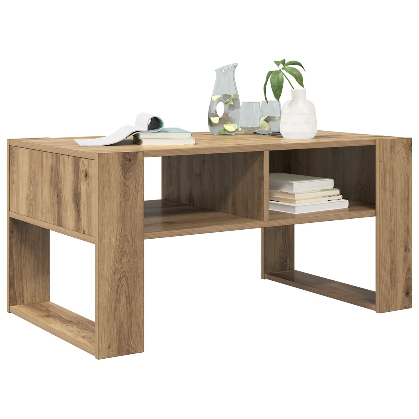 Coffee Table Artisan Oak 92 x 53 x 45 cm Engineered Wood