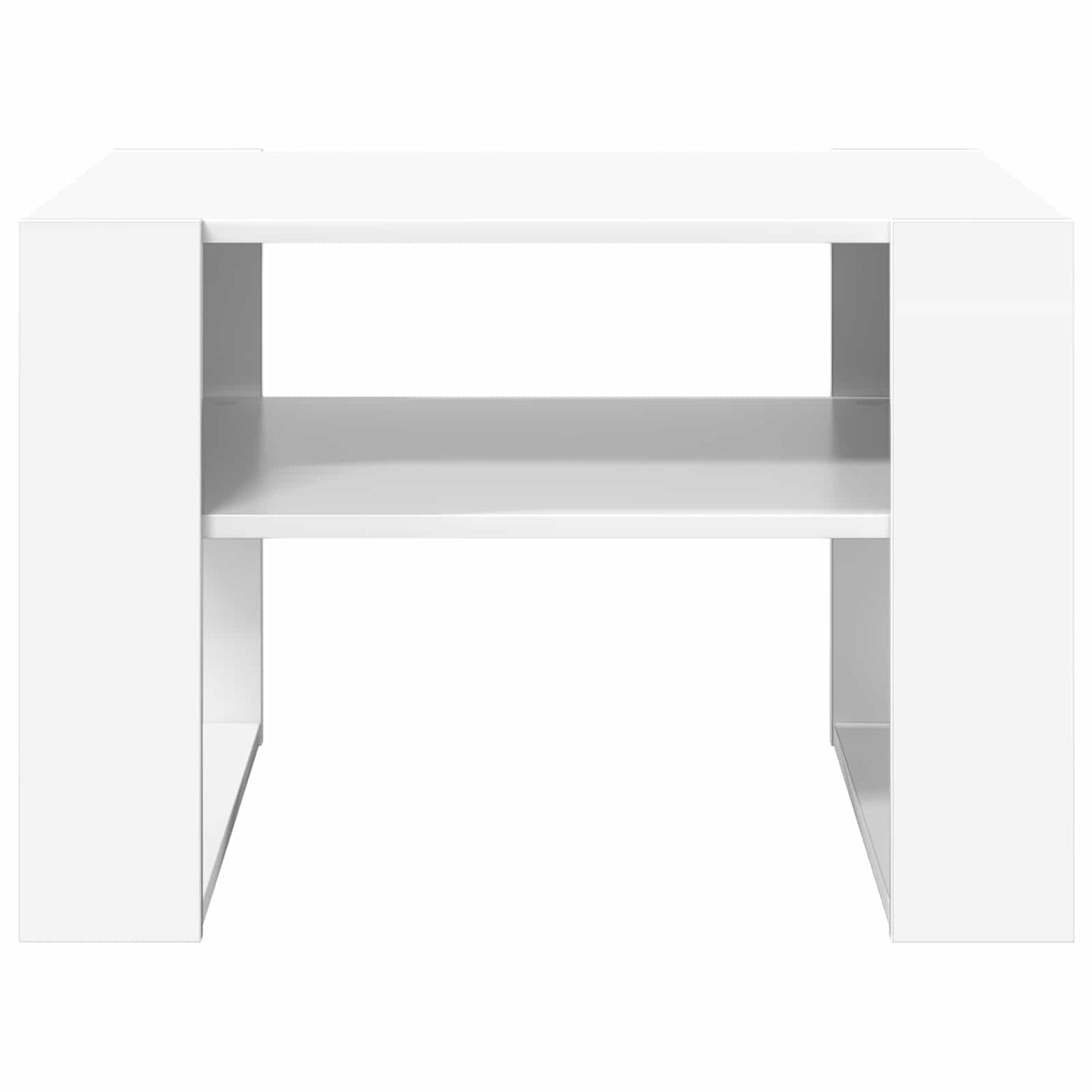 Coffee Table White 66 x 53 x 45 cm Engineered Wood