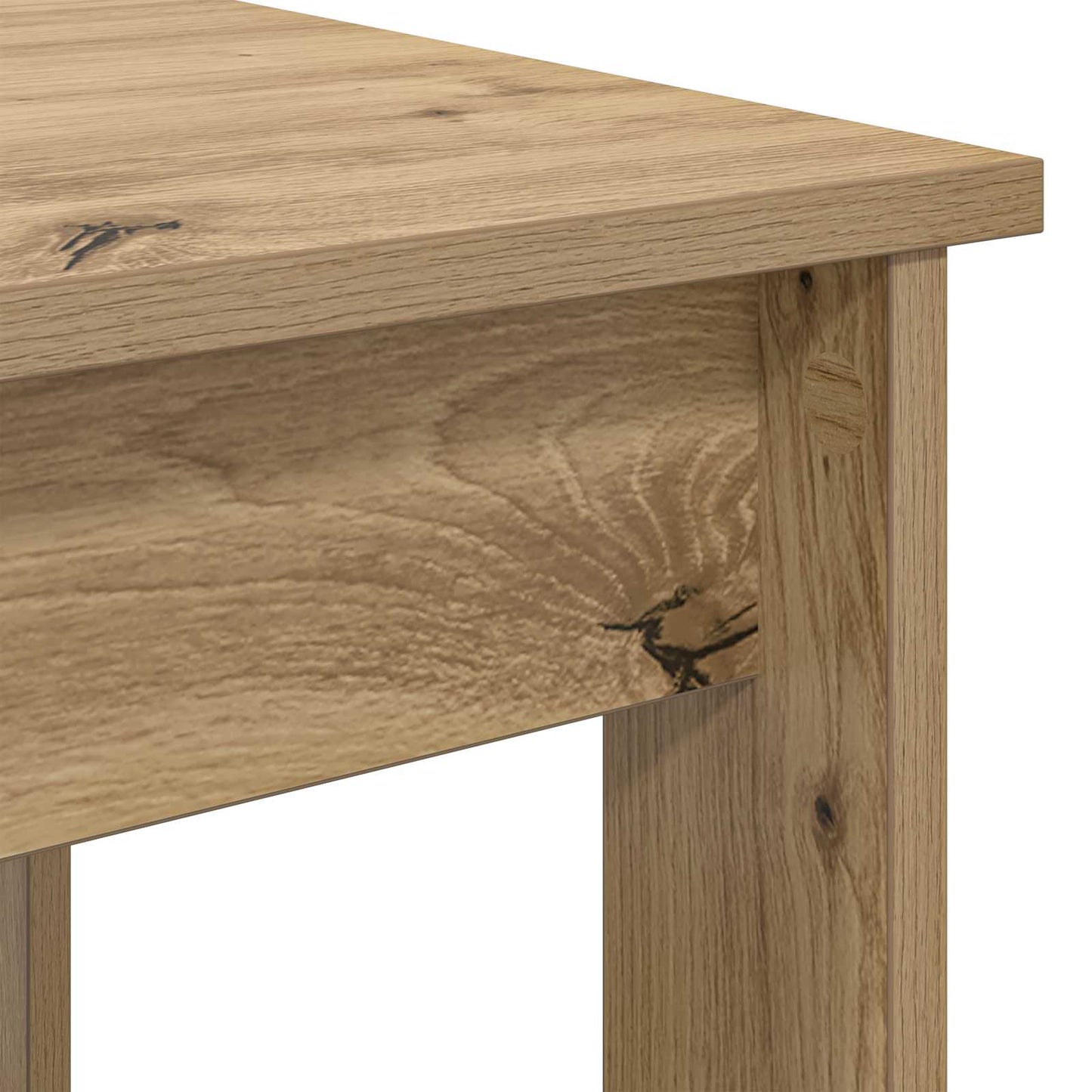 Coffee Table Set 2 pcs Artisan Oak 50 x 52 x 42 cm