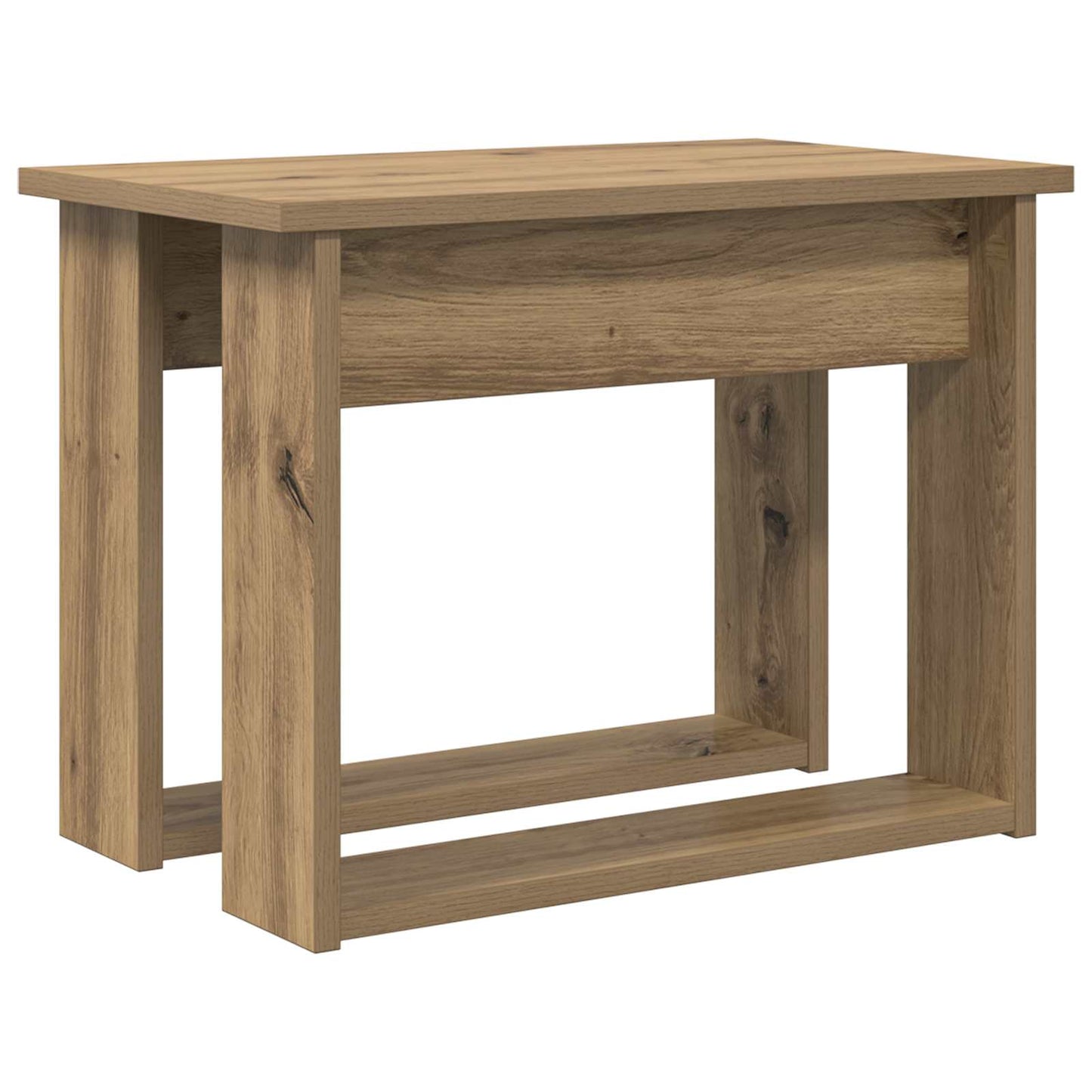 Coffee Table Set 2 pcs Artisan Oak 50 x 52 x 42 cm