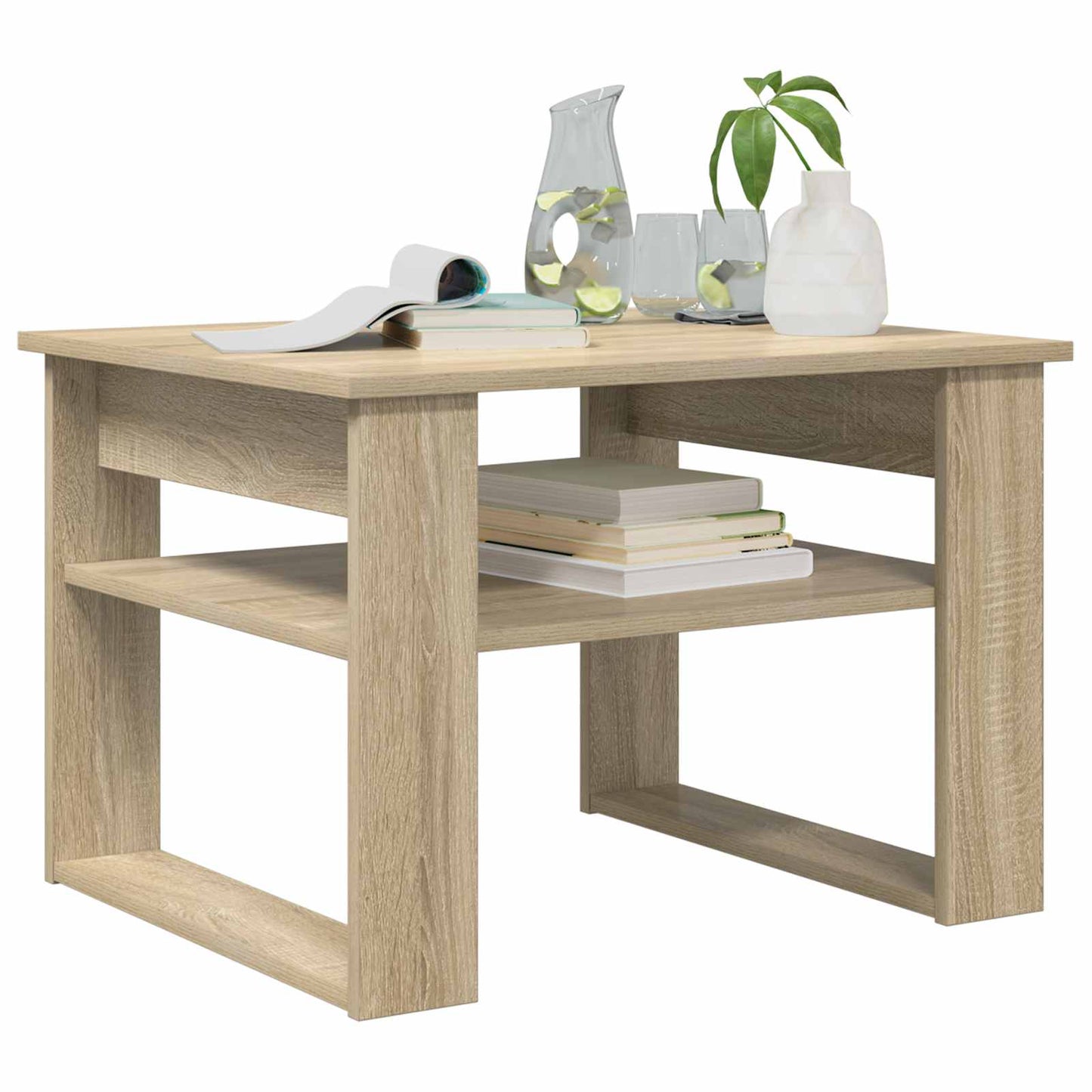 Coffee Table Sonoma Oak 64 x 54 x 44 cm Engineered Wood