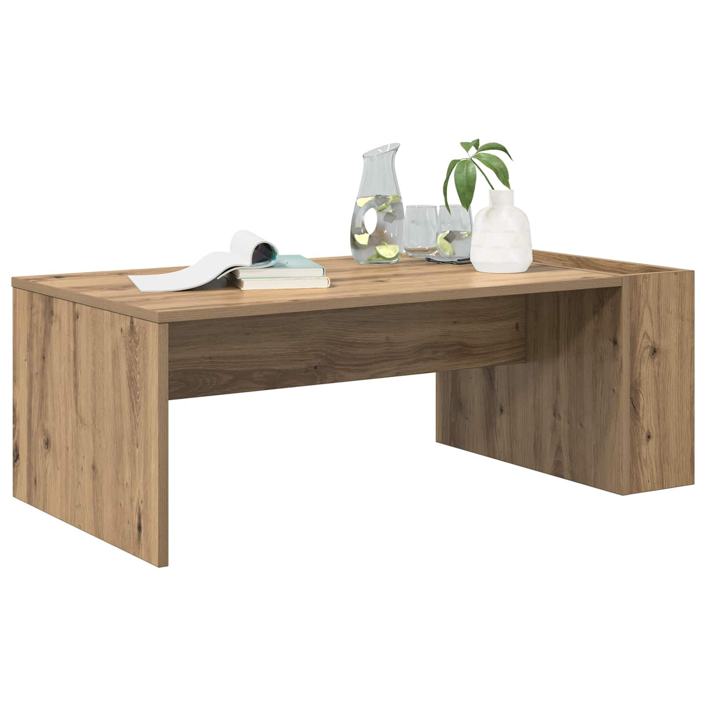 Coffee Table Artisan Oak 95 x 50 x 34 cm Engineered Wood