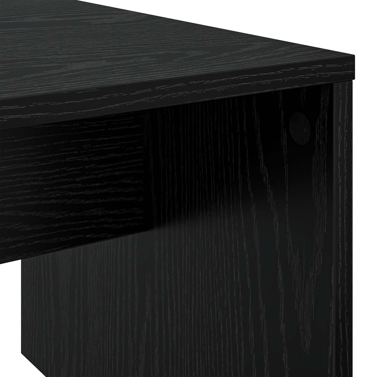 Coffee Table Black Oak 90 x 45 x 35 cm Engineered Wood