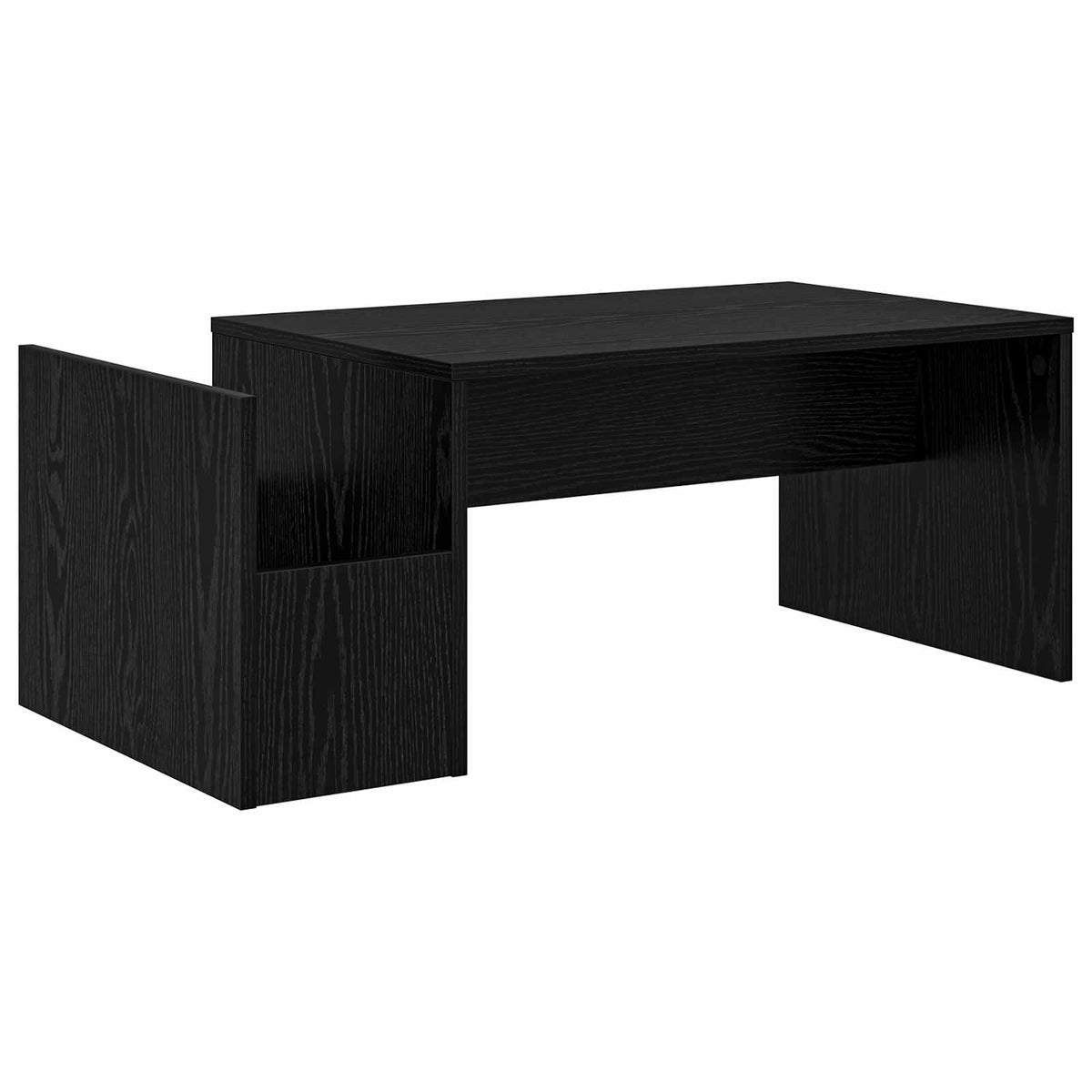 Coffee Table Black Oak 90 x 45 x 35 cm Engineered Wood