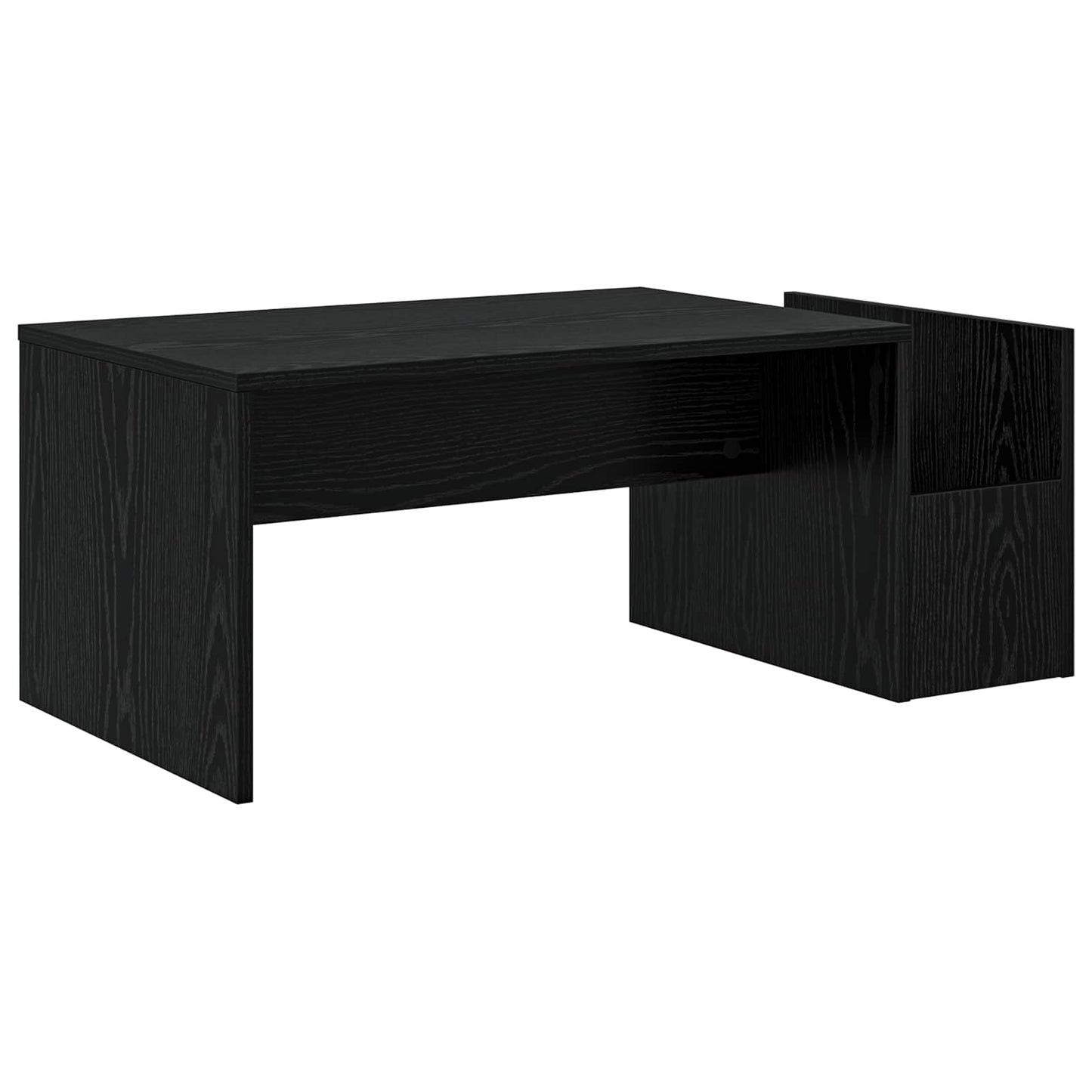 Coffee Table Black Oak 90 x 45 x 35 cm Engineered Wood