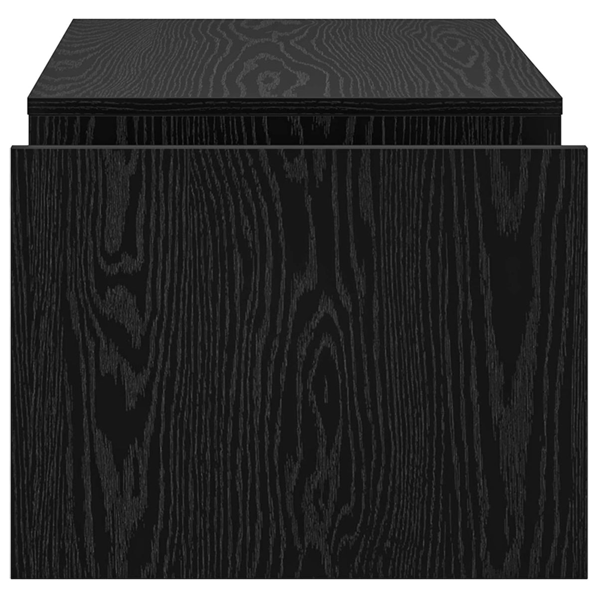 Coffee Table Black Oak 90 x 45 x 35 cm Engineered Wood