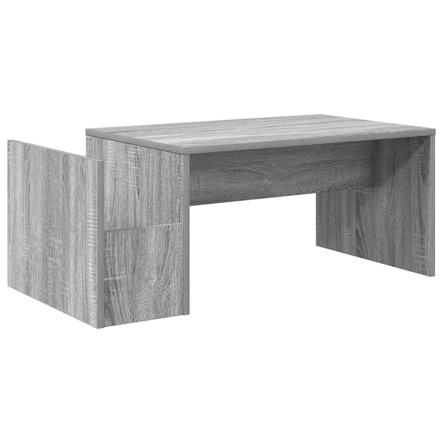 Coffee Table Grey Sonoma 90 x 45 x 35 cm Engineered Wood