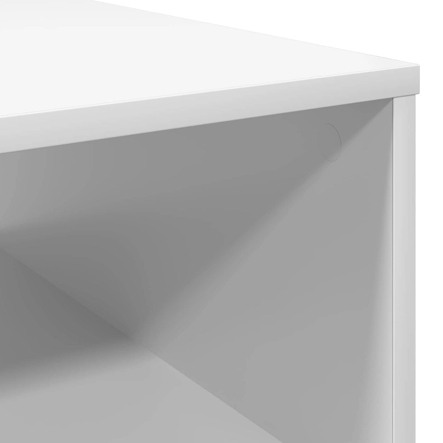 Coffee Table White 95 x 55 x 31 cm Engineered Wood