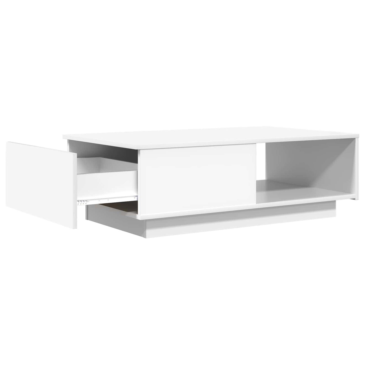 Coffee Table White 95 x 55 x 31 cm Engineered Wood