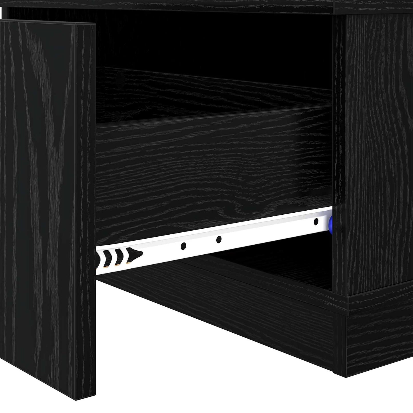 Coffee Table Black Oak 95 x 55 x 31 cm Engineered Wood