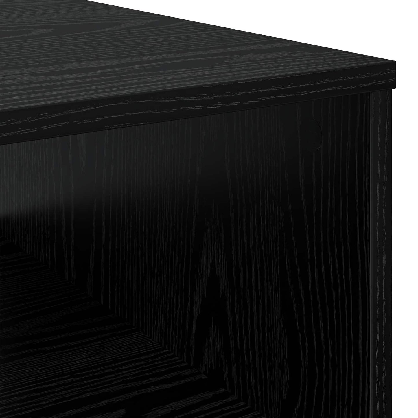 Coffee Table Black Oak 95 x 55 x 31 cm Engineered Wood