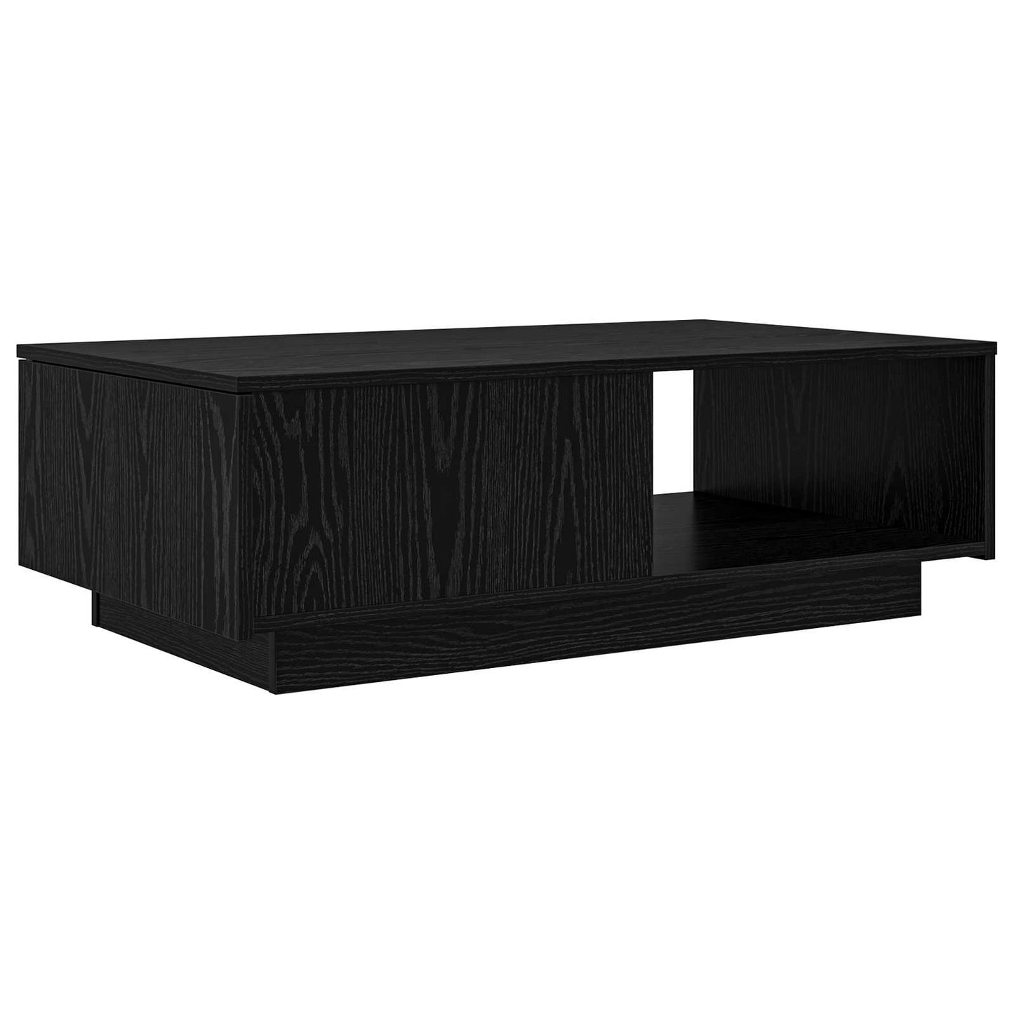 Coffee Table Black Oak 95 x 55 x 31 cm Engineered Wood