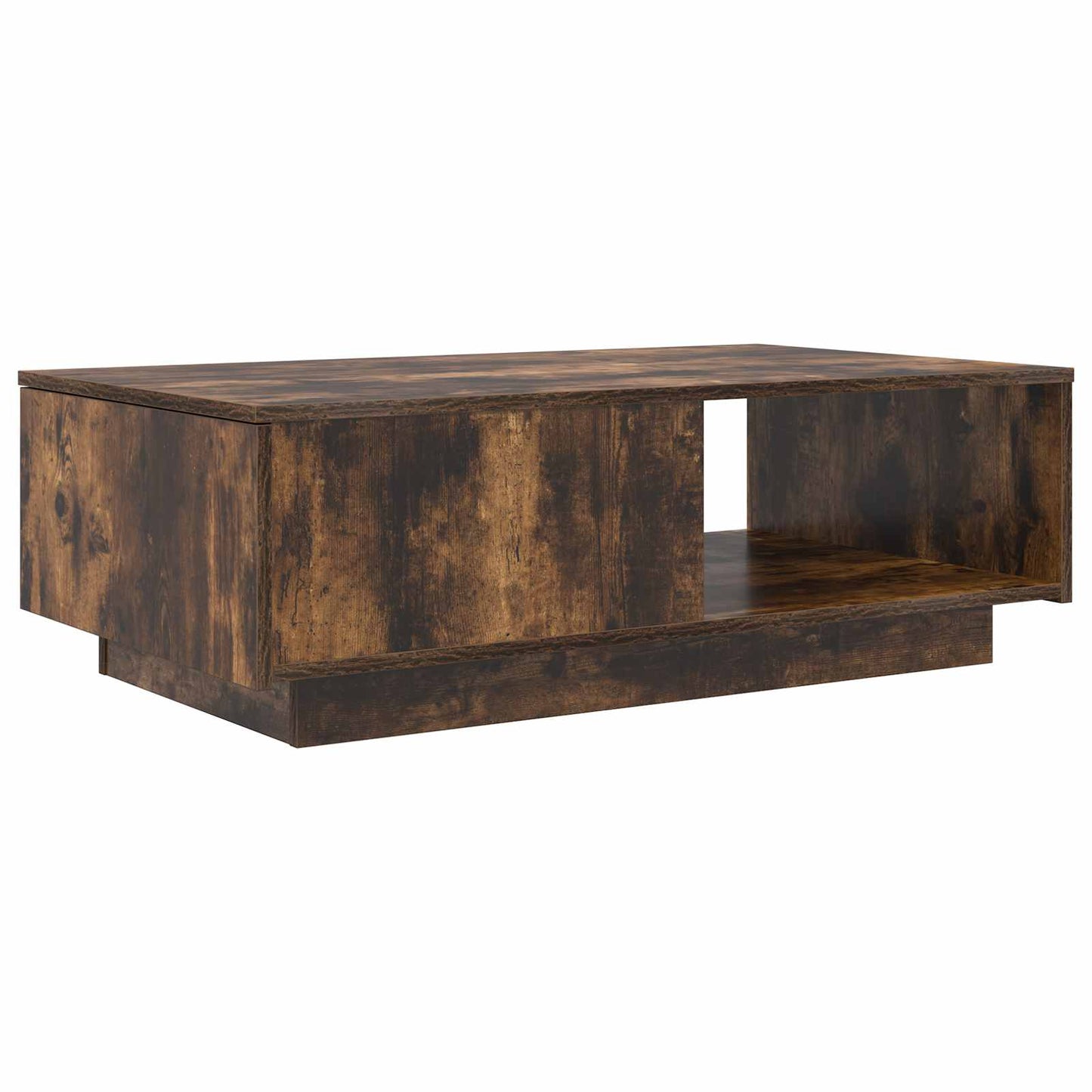 Coffee Table Smoked Oak 95 x 55 x 31 cm Engineered Wood