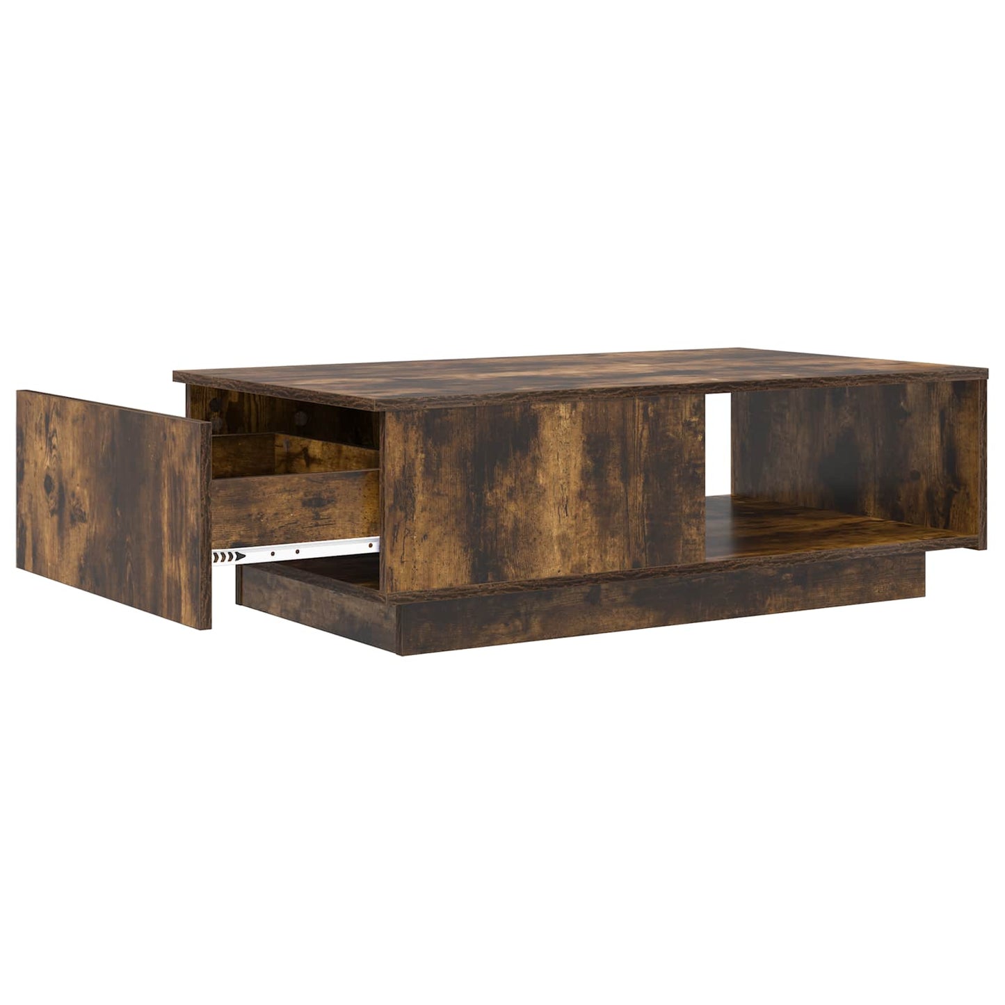 Coffee Table Smoked Oak 95 x 55 x 31 cm Engineered Wood
