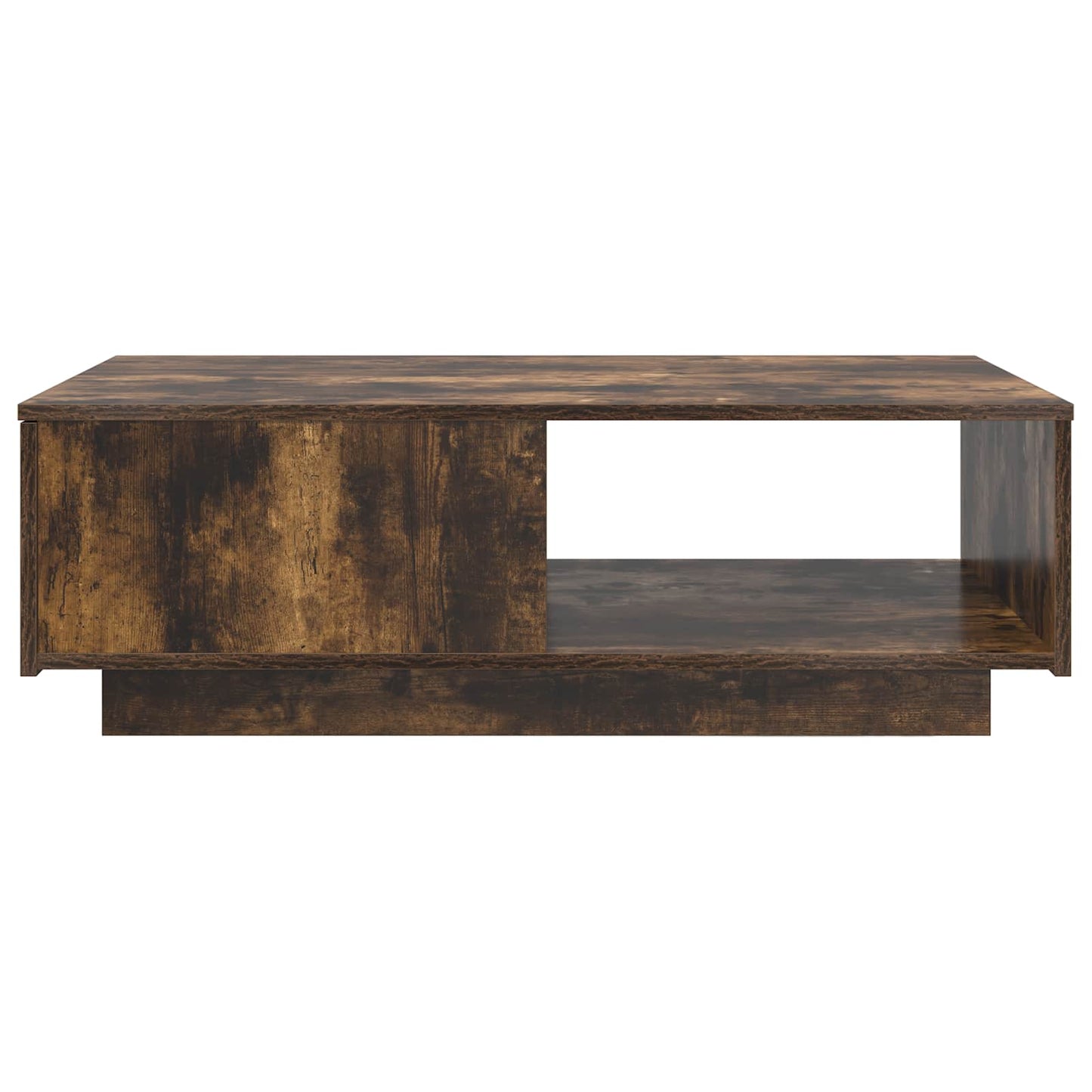 Coffee Table Smoked Oak 95 x 55 x 31 cm Engineered Wood