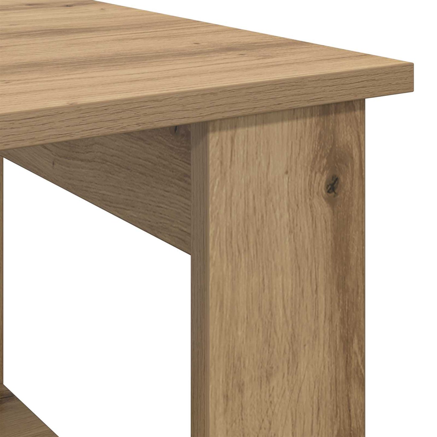 Coffee Table Artisan Oak 72 x 50 x 50 cm Engineered Wood