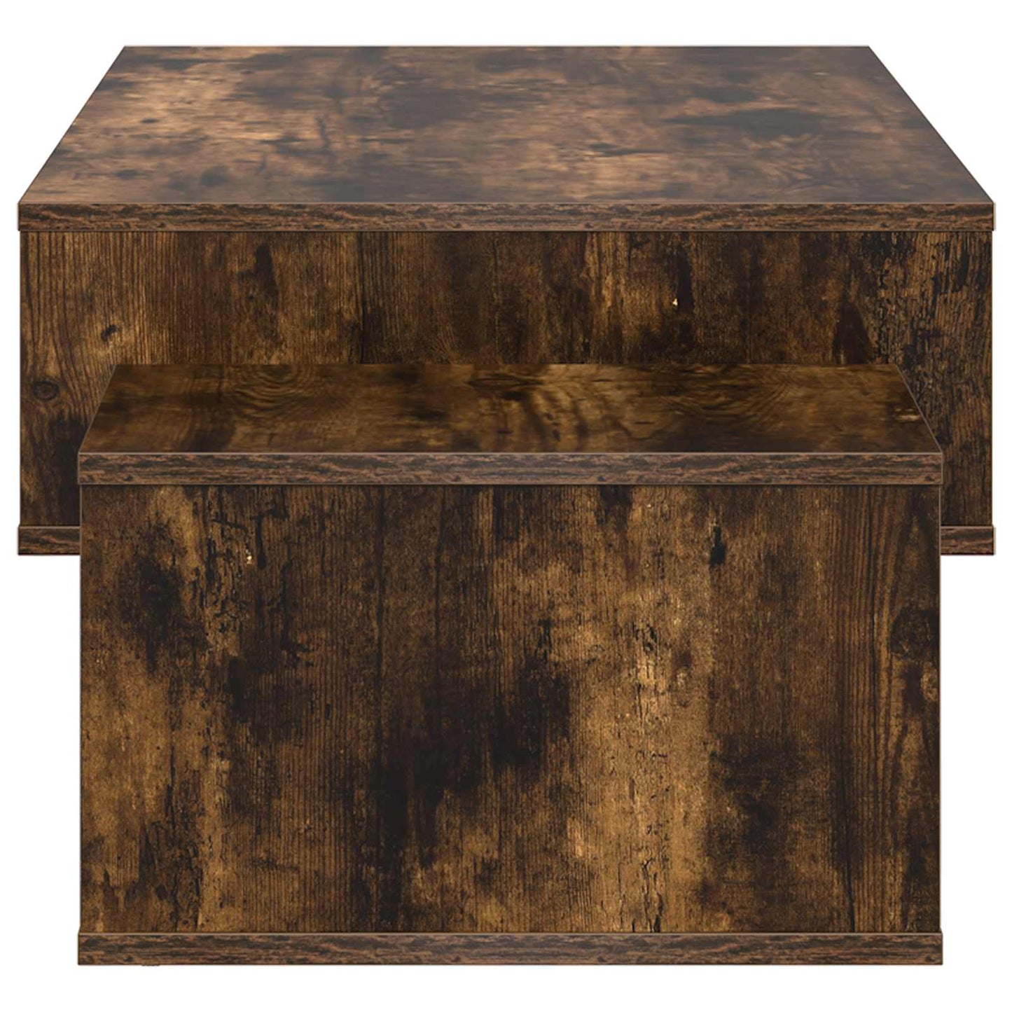 Coffee Table Smoked Oak 105 x 50 x 32.5 cm Engineered Wood