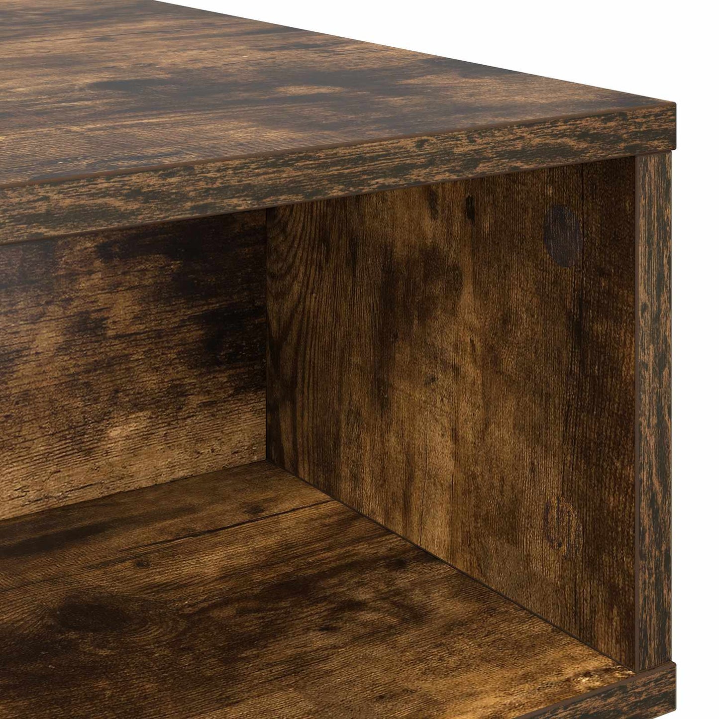 Coffee Table Smoked Oak 100 x 46 x 35 cm Engineered Wood
