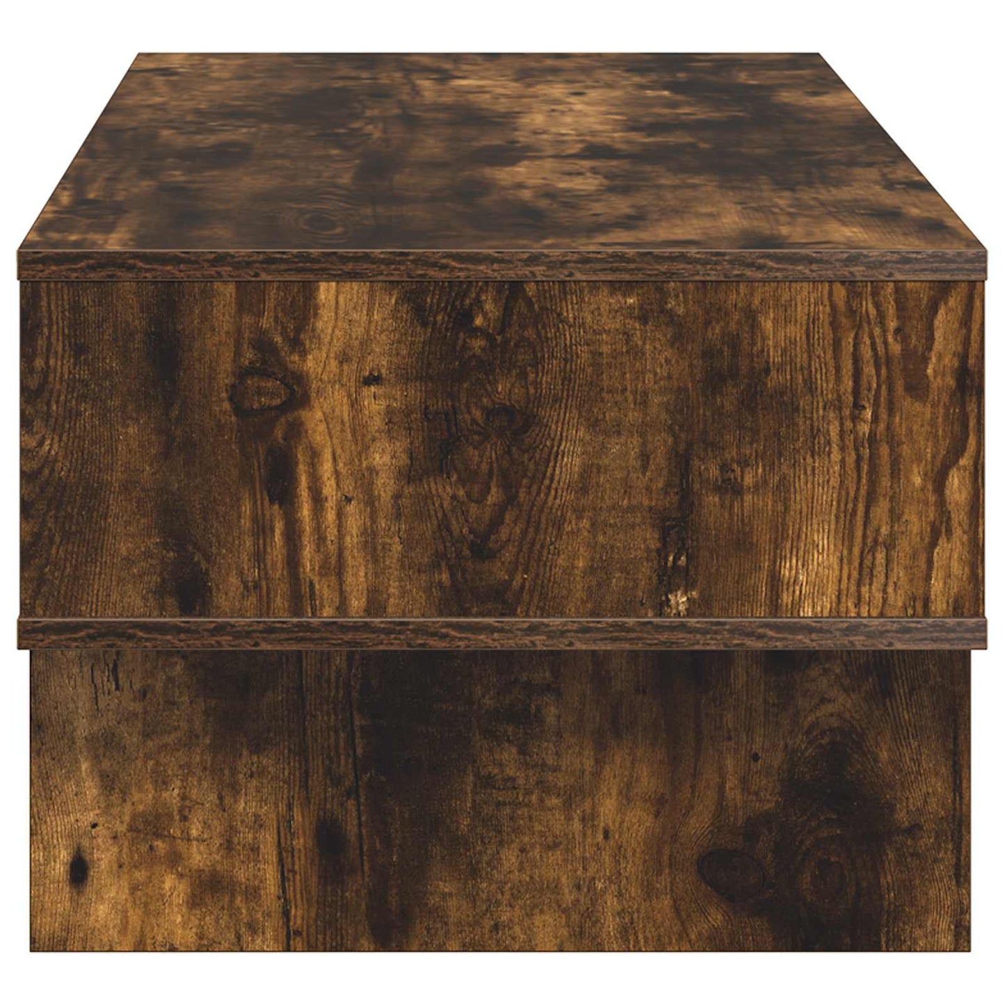 Coffee Table Smoked Oak 100 x 46 x 35 cm Engineered Wood