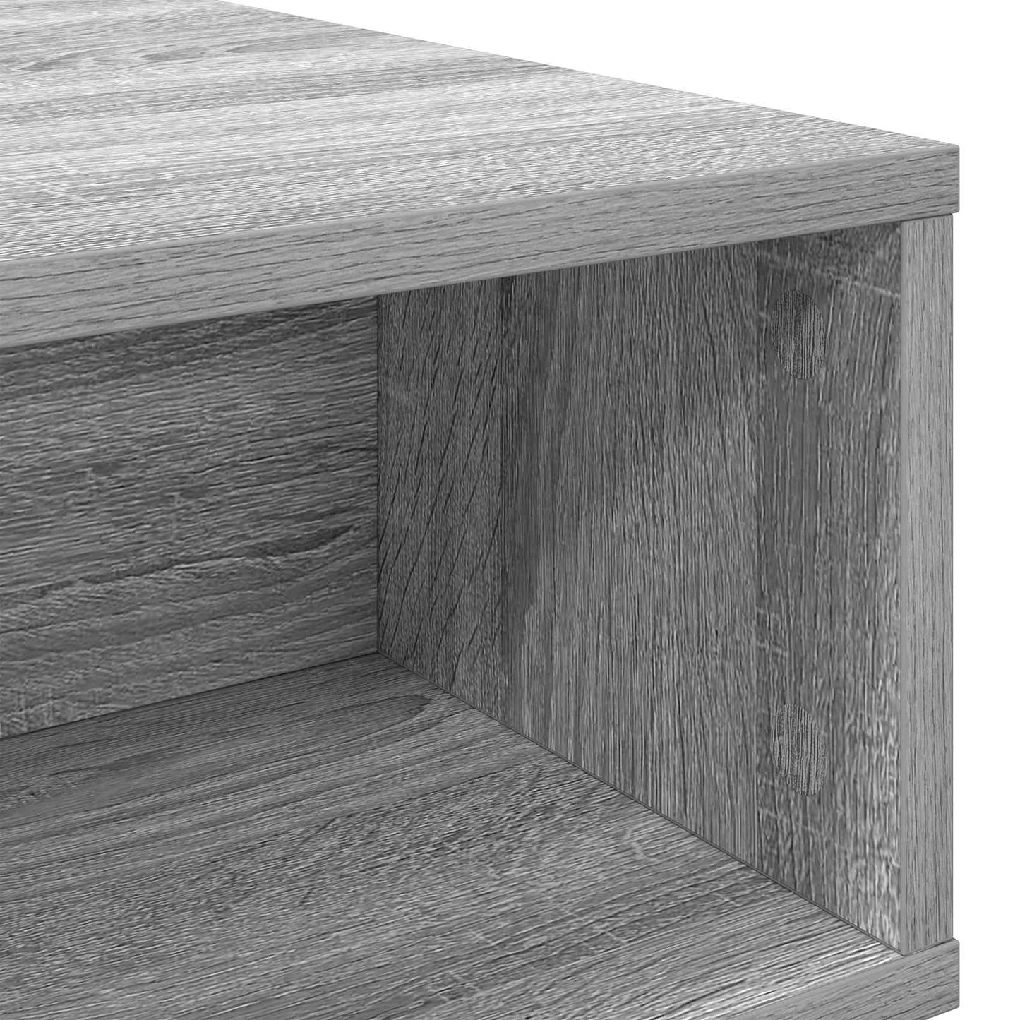 Coffee Table Grey Sonoma 100 x 46 x 35 cm Engineered Wood