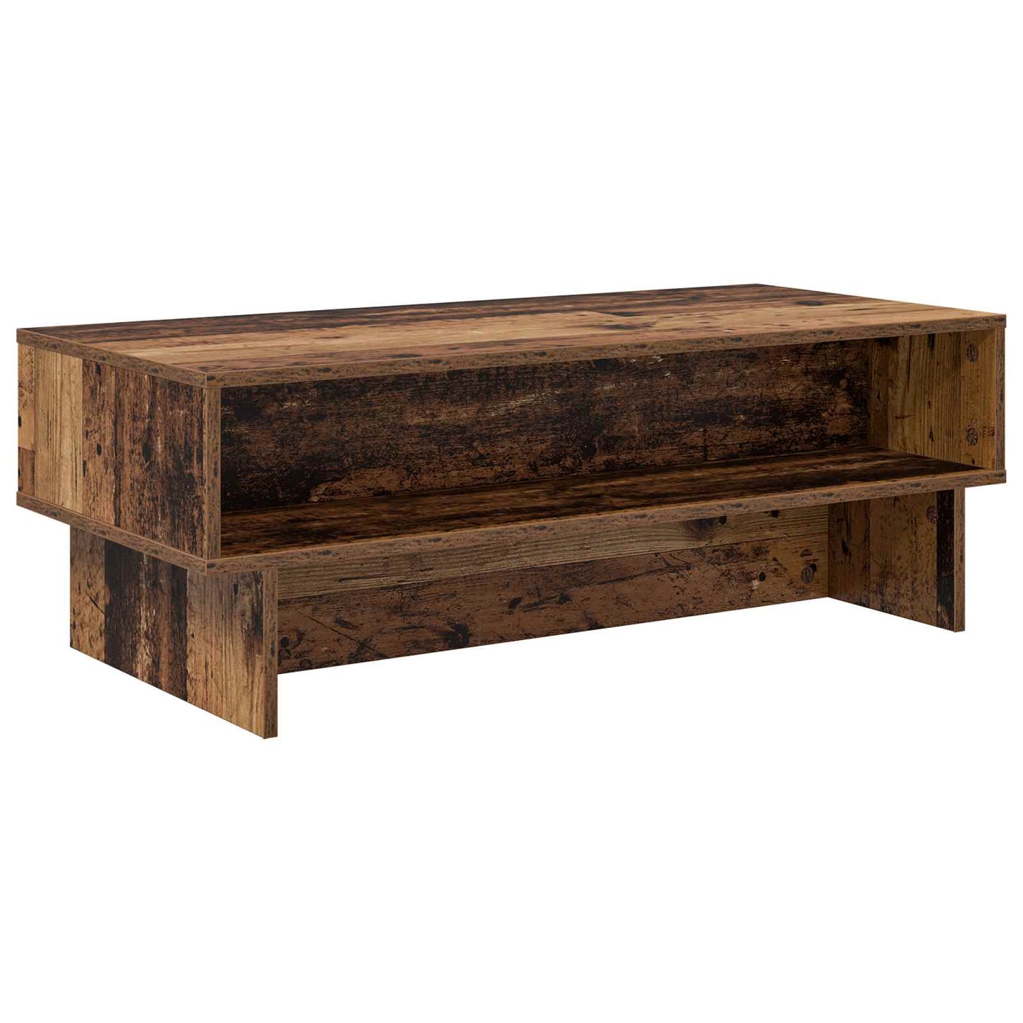 Coffee Table Old Wood 100 x 46 x 35 cm Engineered Wood