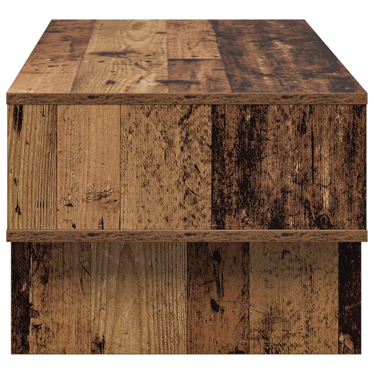 Coffee Table Old Wood 100 x 46 x 35 cm Engineered Wood