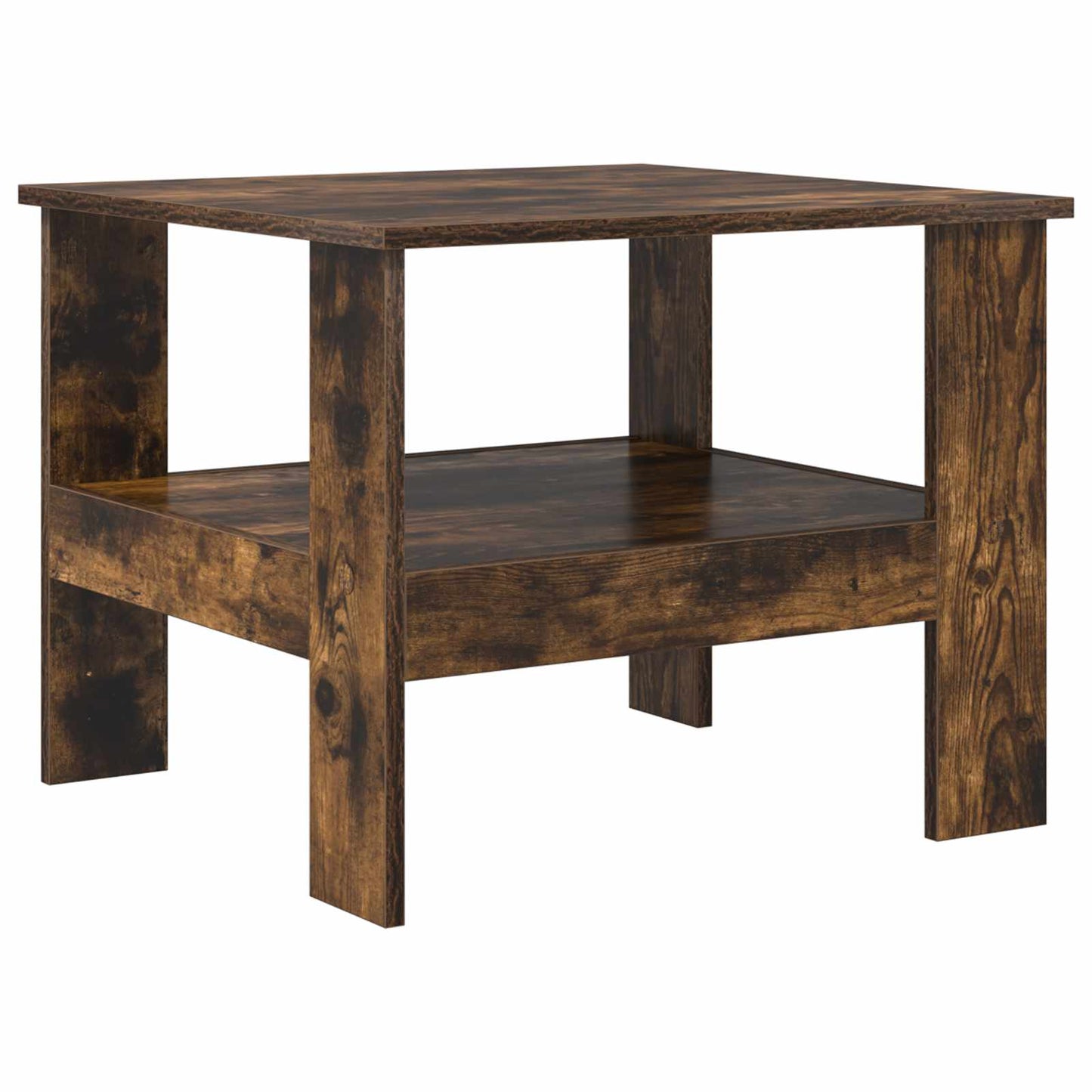 Coffee Table Smoked Oak 57 x 55 x 45 cm Engineered Wood