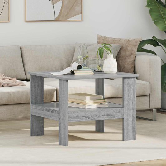 Coffee Table Grey Sonoma 57 x 55 x 45 cm Engineered Wood